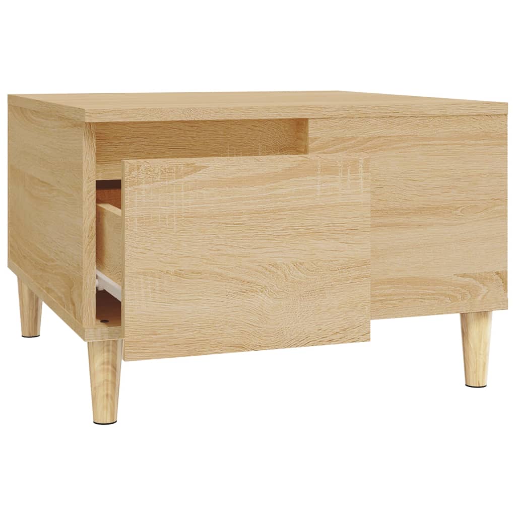 Coffee Table Sonoma Oak 55x55x36.5 cm Engineered Wood