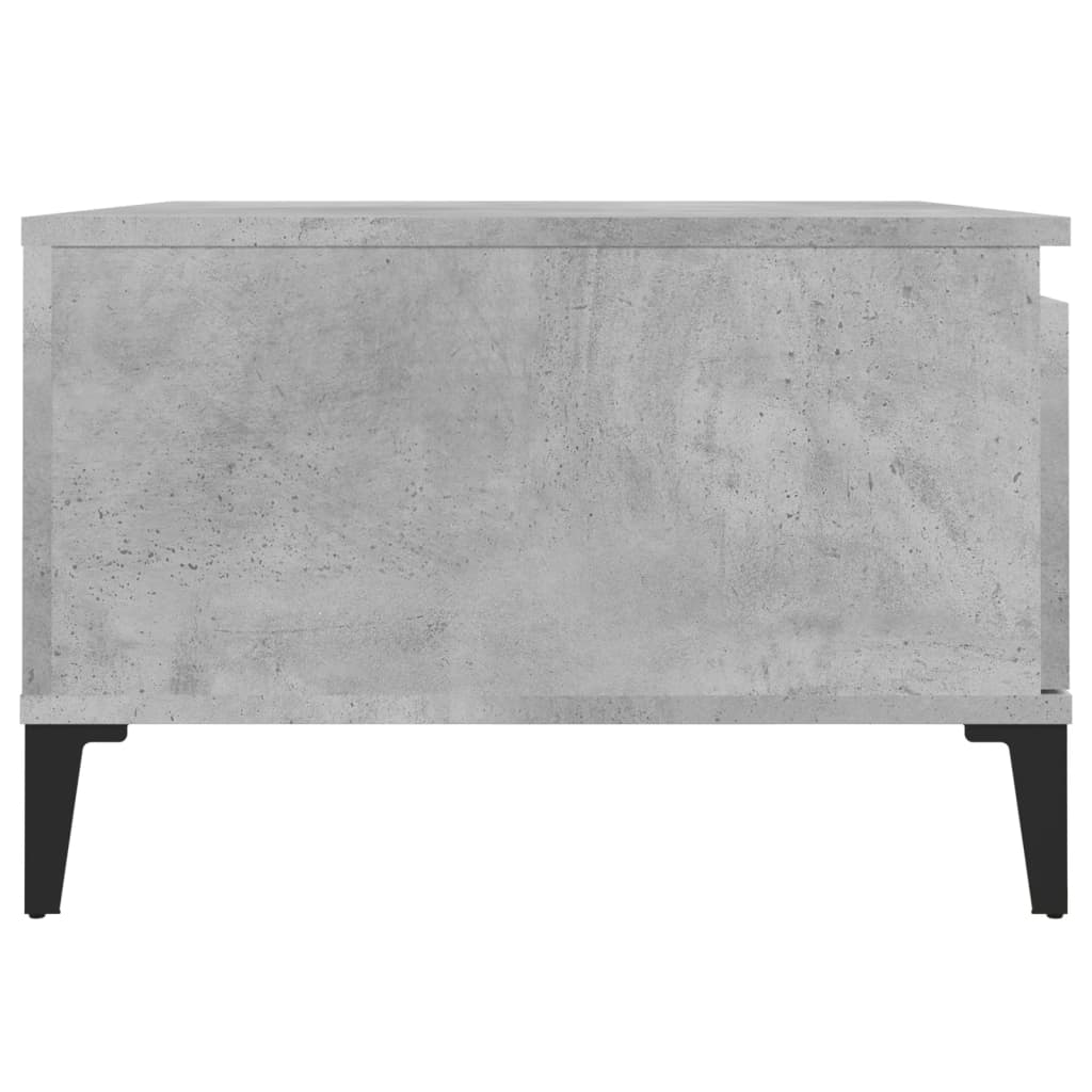 Coffee Table Concrete Grey 55x55x36.5 cm Engineered Wood