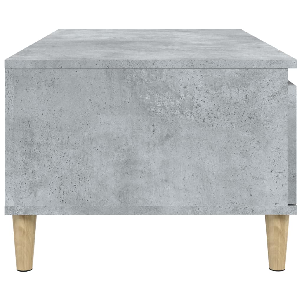 Coffee Table Concrete Grey 90x50x36.5 cm Engineered Wood