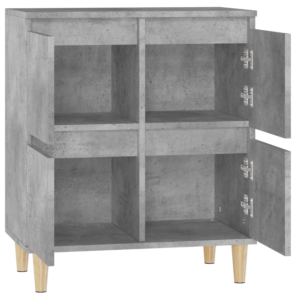 Sideboard Concrete Grey 60x35x70 cm Engineered Wood