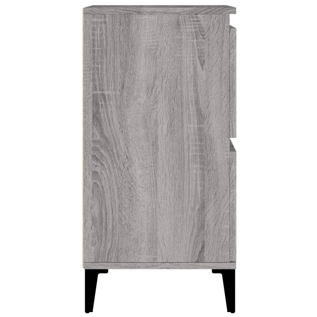 Sideboard Grey Sonoma 60x35x70 cm Engineered Wood