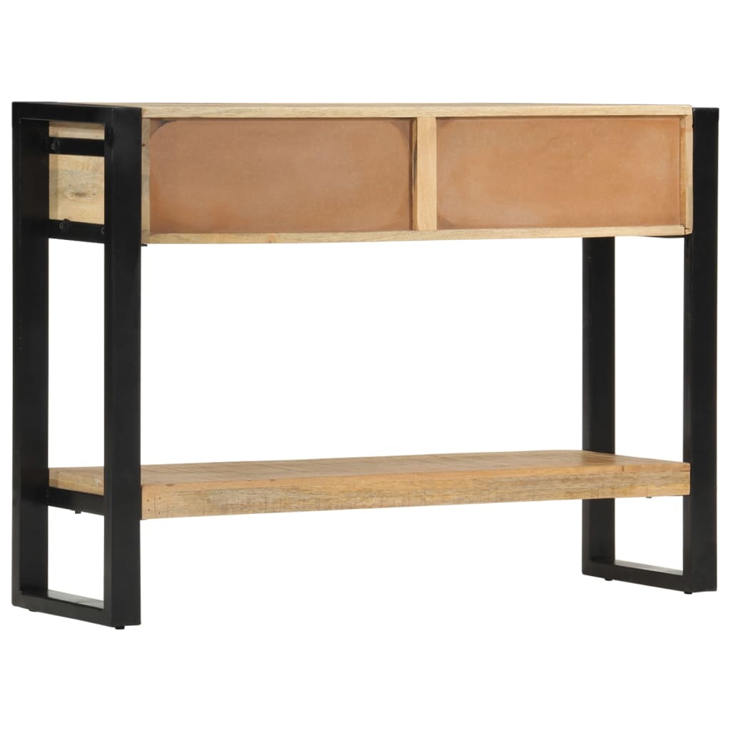 Console Table 110x30x76 cm Solid Rough Wood Mango