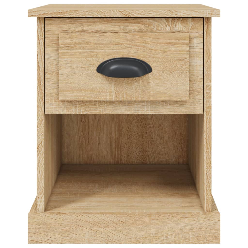 Bedside Cabinets 2 pcs Sonoma Oak 39x39x47.5 cm Engineered Wood