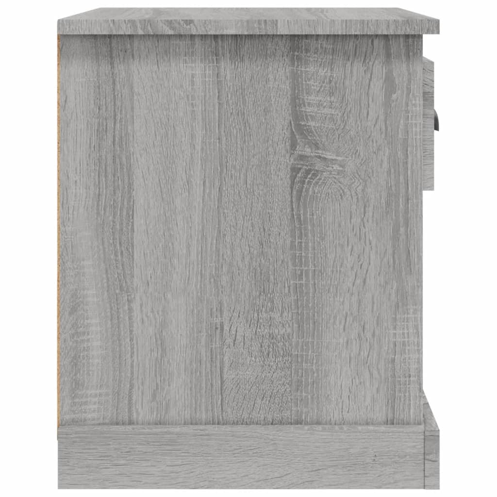 Bedside Cabinets 2 pcs Grey Sonoma 39x39x47.5 cm Engineered Wood