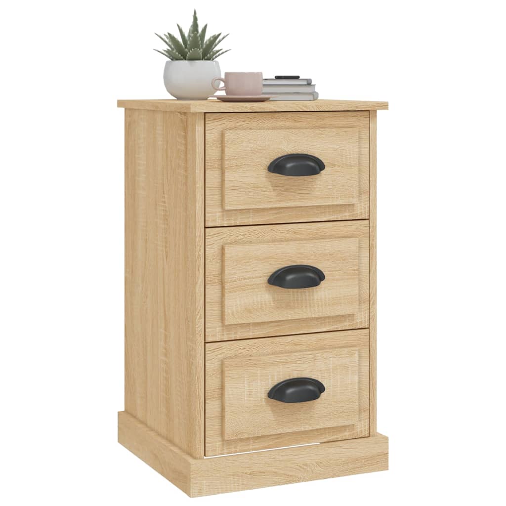 Bedside Cabinet Sonoma Oak 39x39x67 cm Engineered Wood