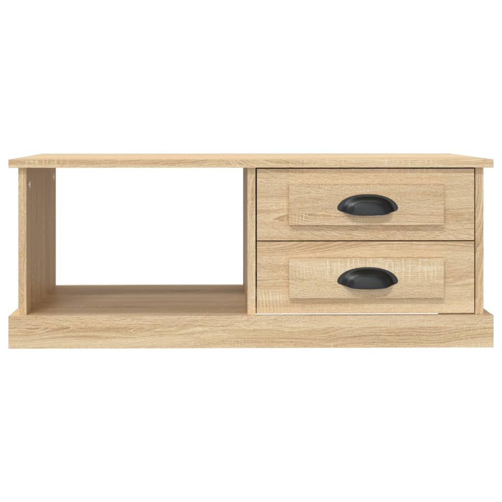 Coffee Table Sonoma Oak 90x50x35 cm Engineered Wood