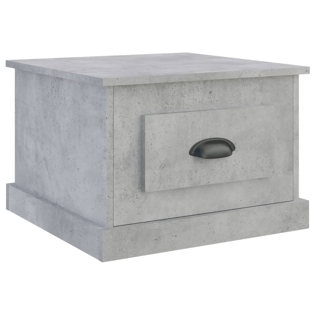 Coffee Table Concrete Grey 50x50x35 cm Engineered Wood