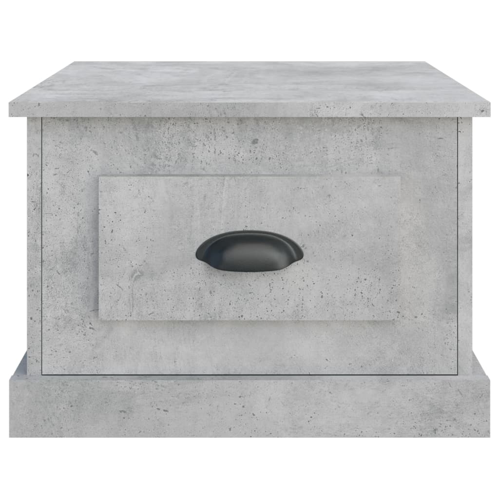 Coffee Table Concrete Grey 50x50x35 cm Engineered Wood