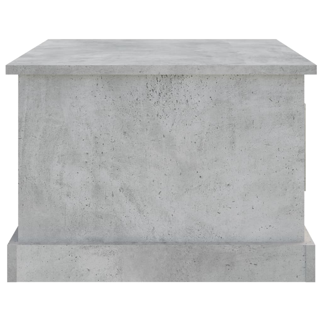 Coffee Table Concrete Grey 50x50x35 cm Engineered Wood