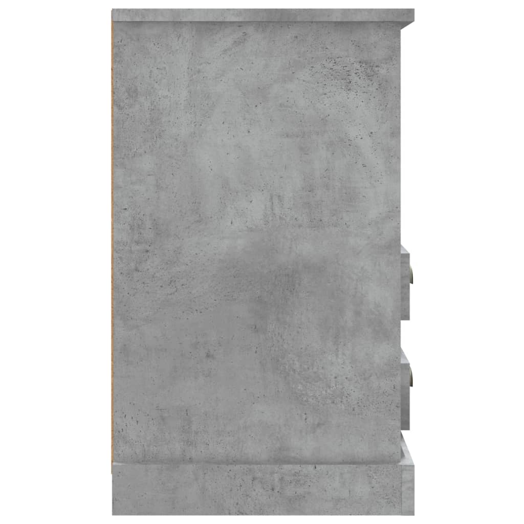 Bedside Cabinets 2 pcs Concrete Grey 43x36x60 cm