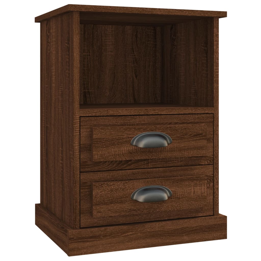 Bedside Cabinet Brown Oak 43x36x60 cm