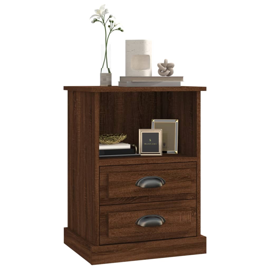 Bedside Cabinet Brown Oak 43x36x60 cm