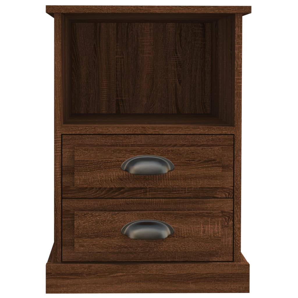 Bedside Cabinet Brown Oak 43x36x60 cm