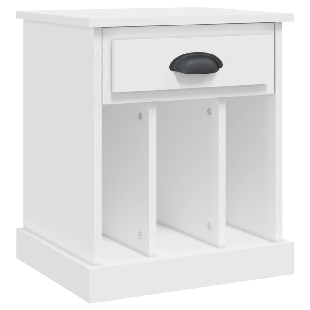 Bedside Cabinets 2 pcs White 43x36x50 cm