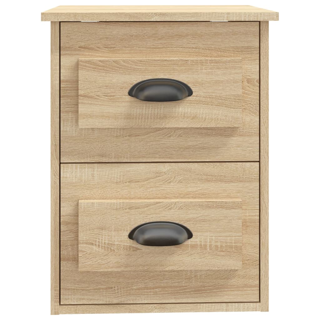 Wall-mounted Bedside Cabinet Sonoma Oak 41.5x36x53cm