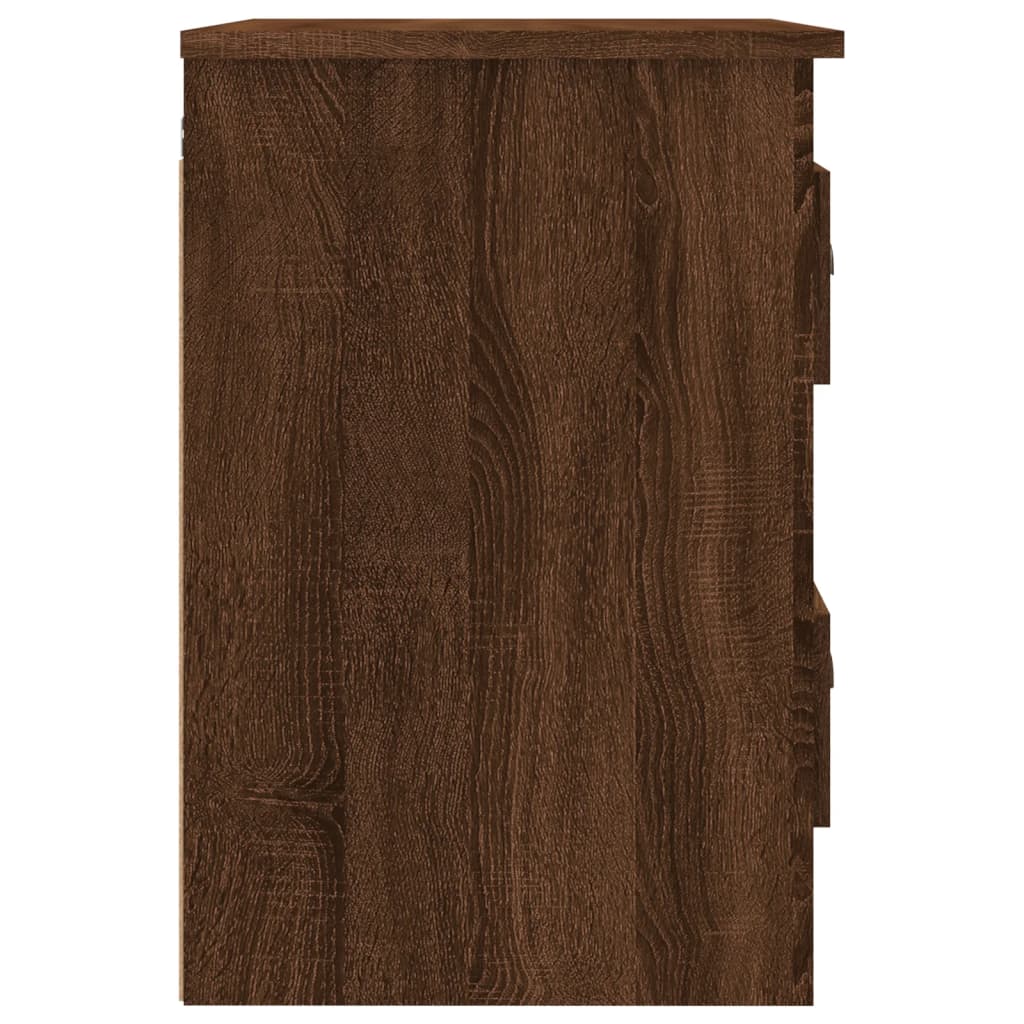 Wall-mounted Bedside Cabinets 2 pcs Brown Oak 41.5x36x53cm