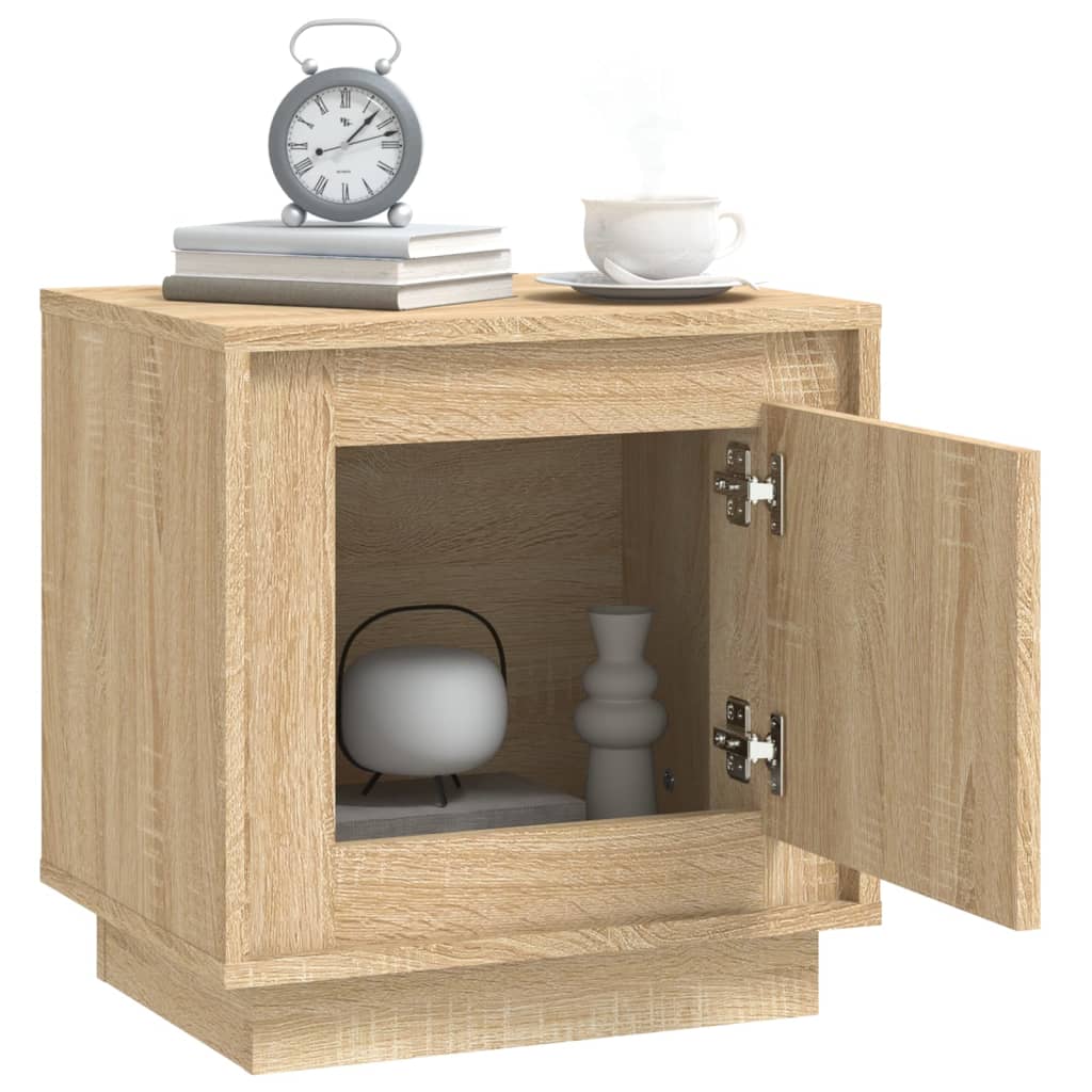 Bedside Cabinets 2 pcs Sonoma Oak 44x35x45 cm Engineered Wood