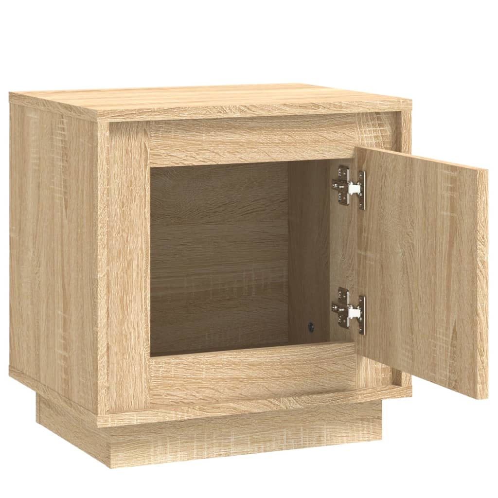 Bedside Cabinets 2 pcs Sonoma Oak 44x35x45 cm Engineered Wood