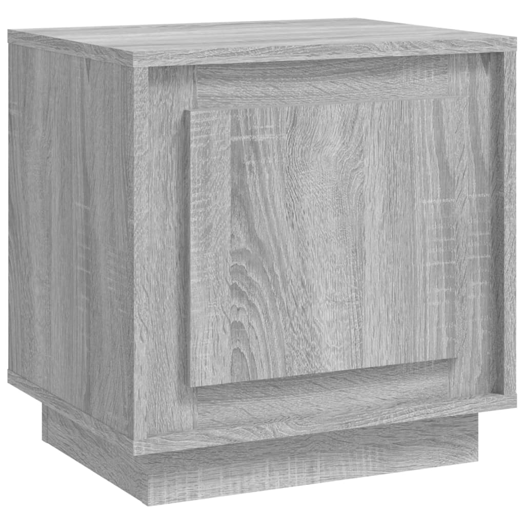 Bedside Cabinet Grey Sonoma 44x35x45 cm Engineered Wood