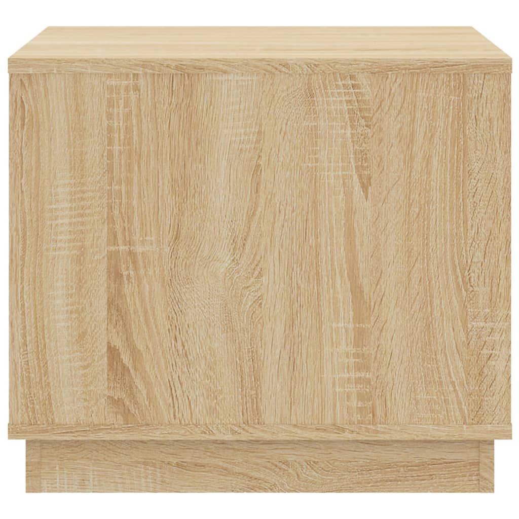 Coffee Table Sonoma Oak 51x50x44 cm Engineered Wood