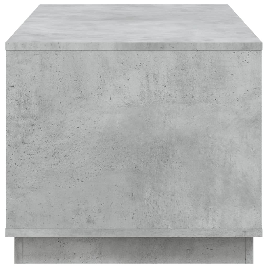 Coffee Table Concrete Grey 102x50x44 cm Engineered Wood