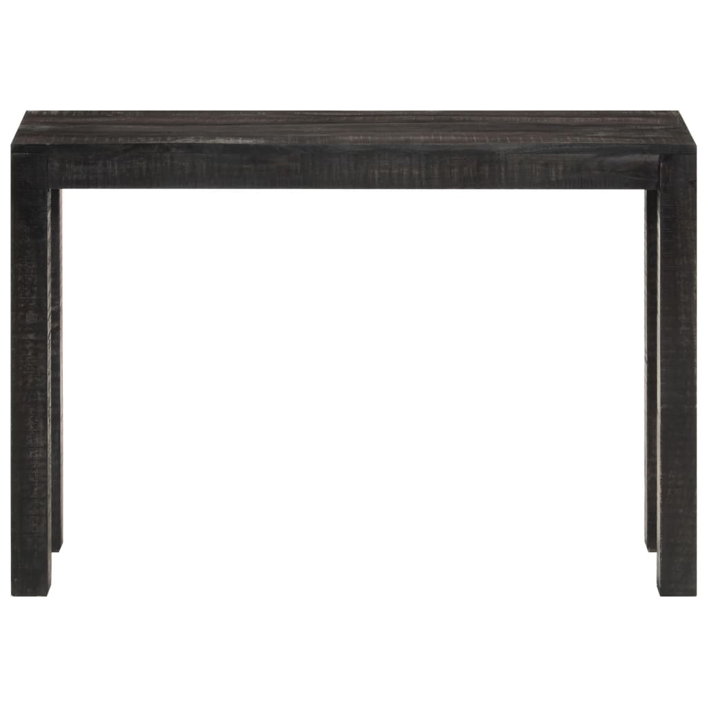 Console Table Black 110x30x76 cm Solid Wood Mango