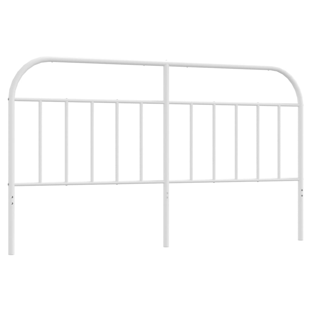 Metal Headboard White 183 cm