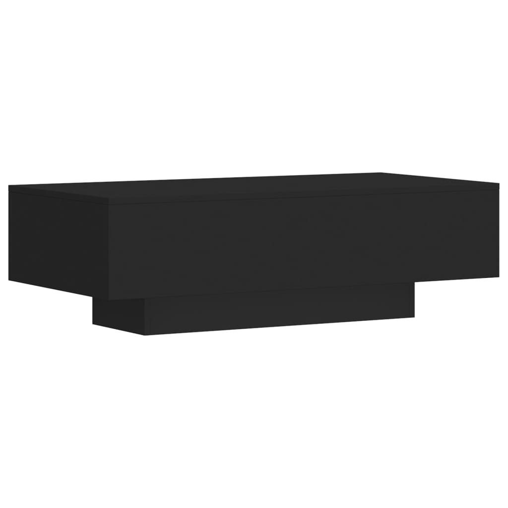 Coffee Table Black 100x49.5x31 cm Engineered Wood