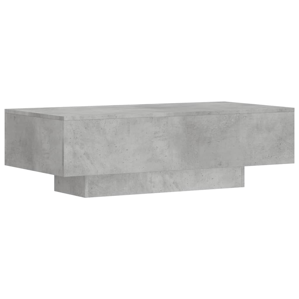 Coffee Table Concrete Grey 100x49.5x31 cm Engineered Wood