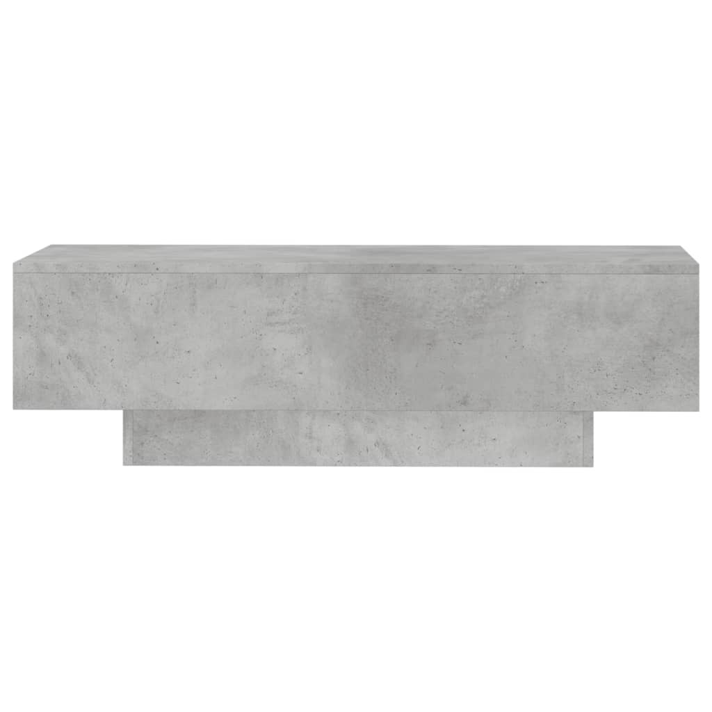 Coffee Table Concrete Grey 100x49.5x31 cm Engineered Wood