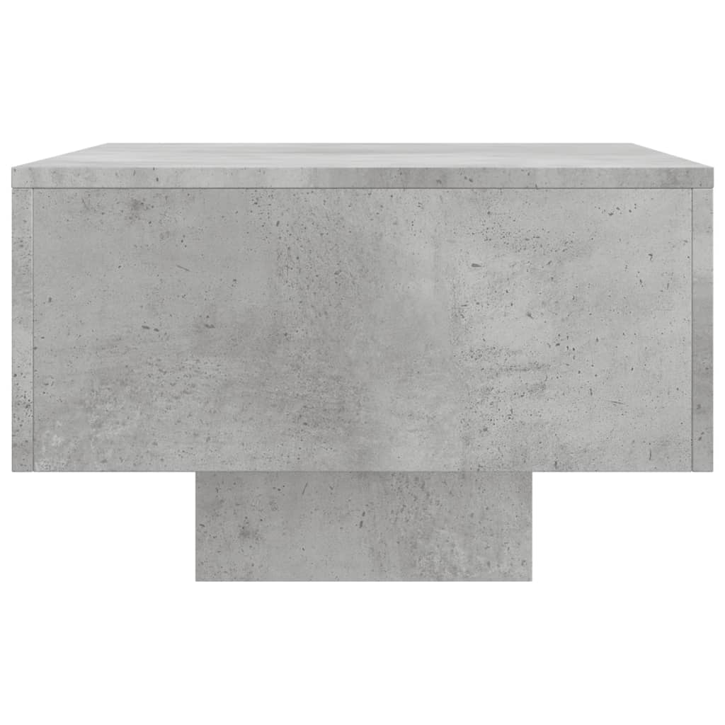 Coffee Table Concrete Grey 100x49.5x31 cm Engineered Wood