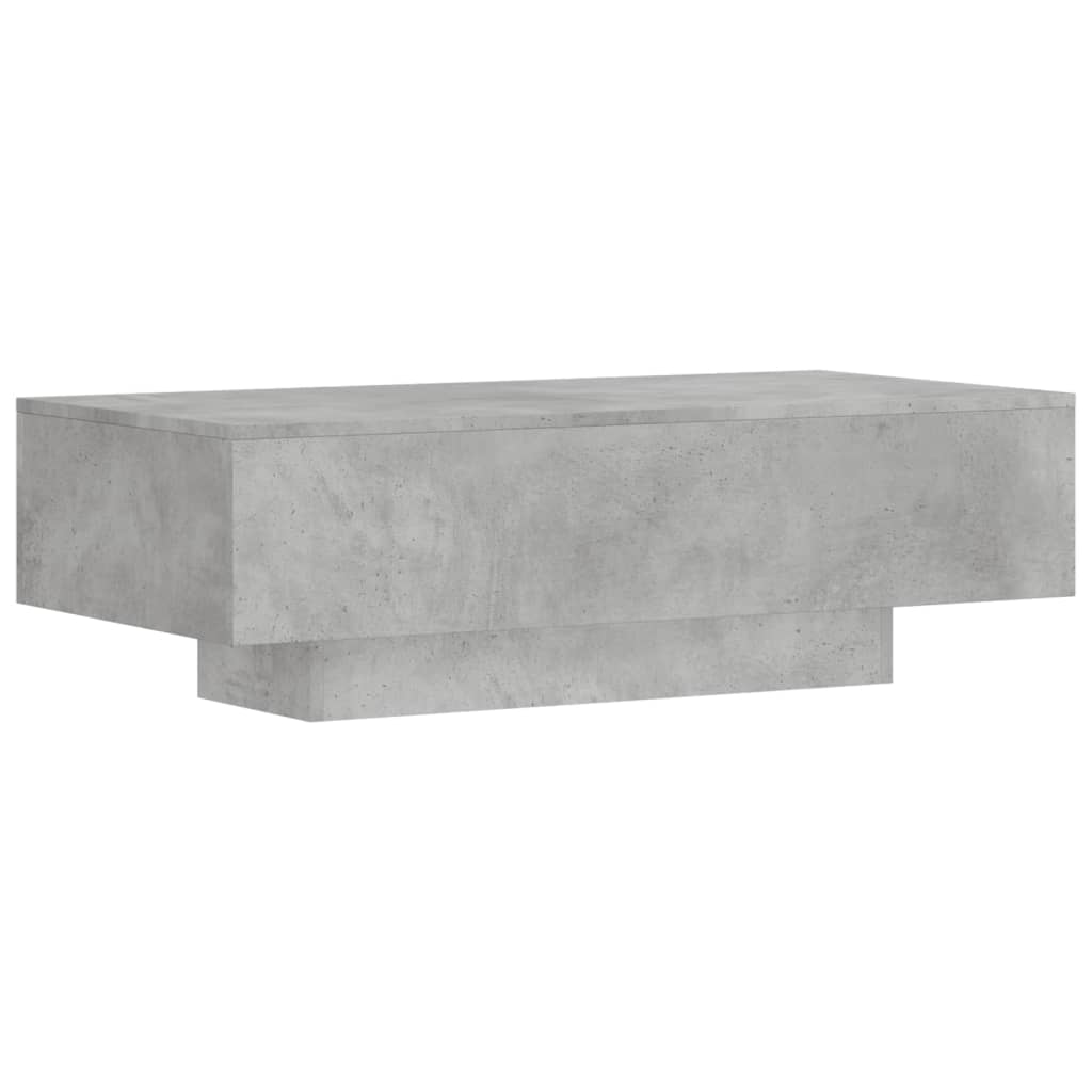 Coffee Table Concrete Grey 100x49.5x31 cm Engineered Wood