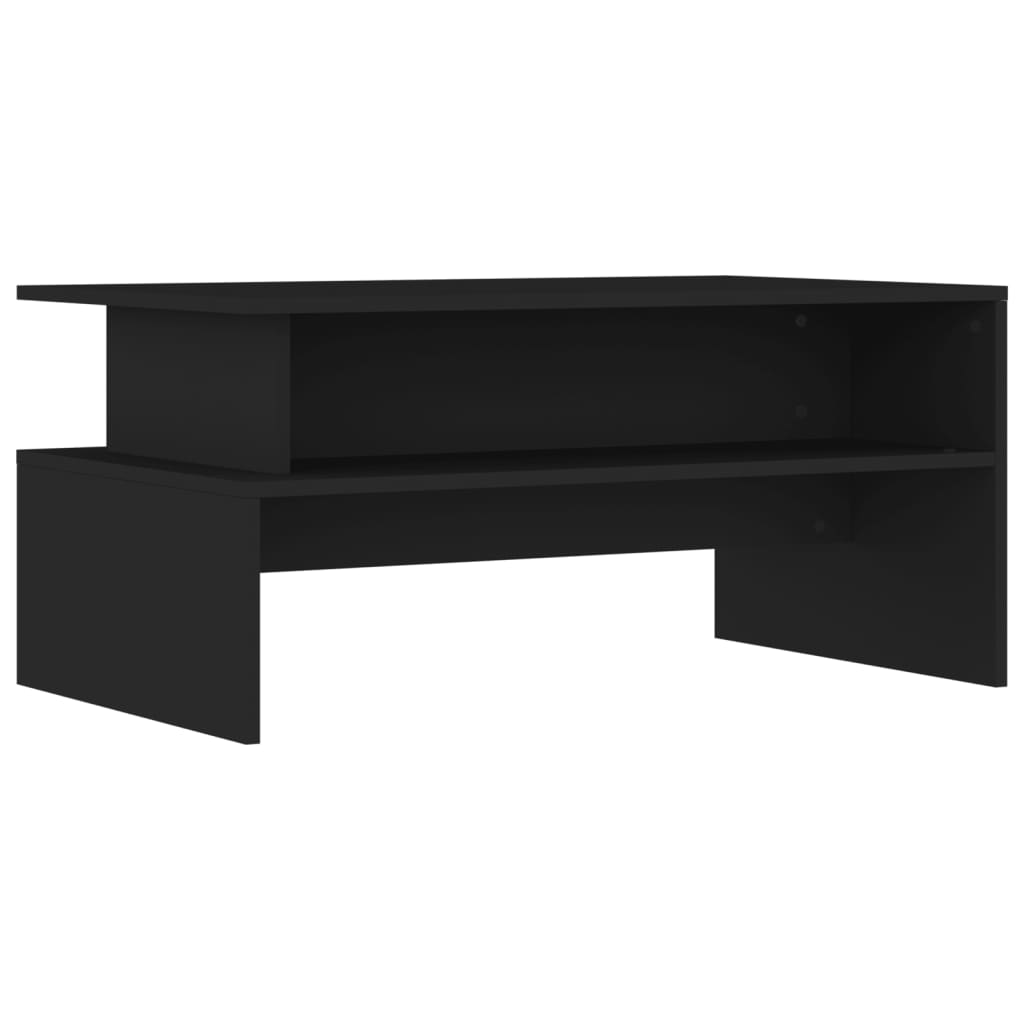 Coffee Table Black 90x55x42.5 cm Engineered Wood