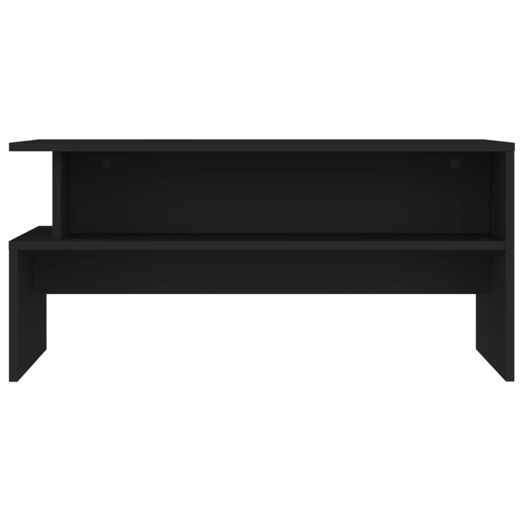 Coffee Table Black 90x55x42.5 cm Engineered Wood