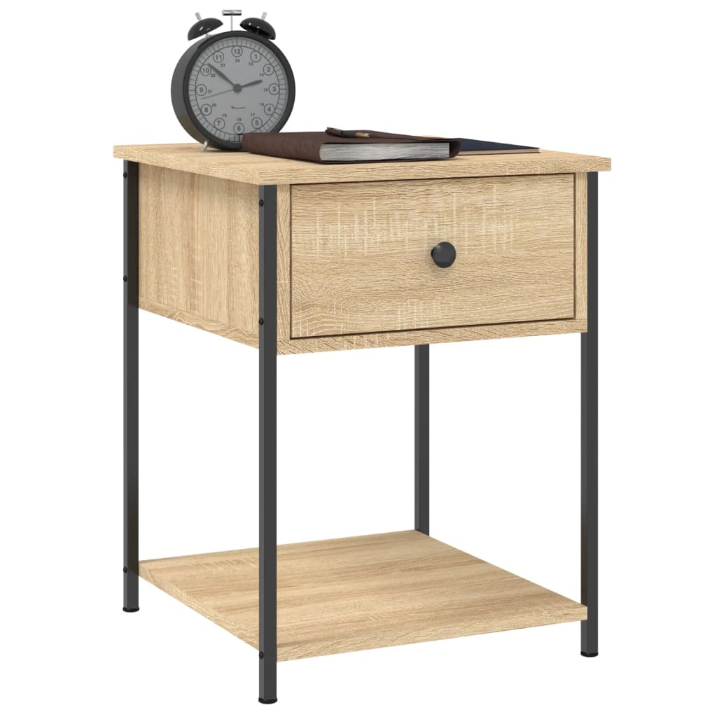 Bedside Tables 2 pcs Sonoma Oak 44x45x58 cm Engineered Wood