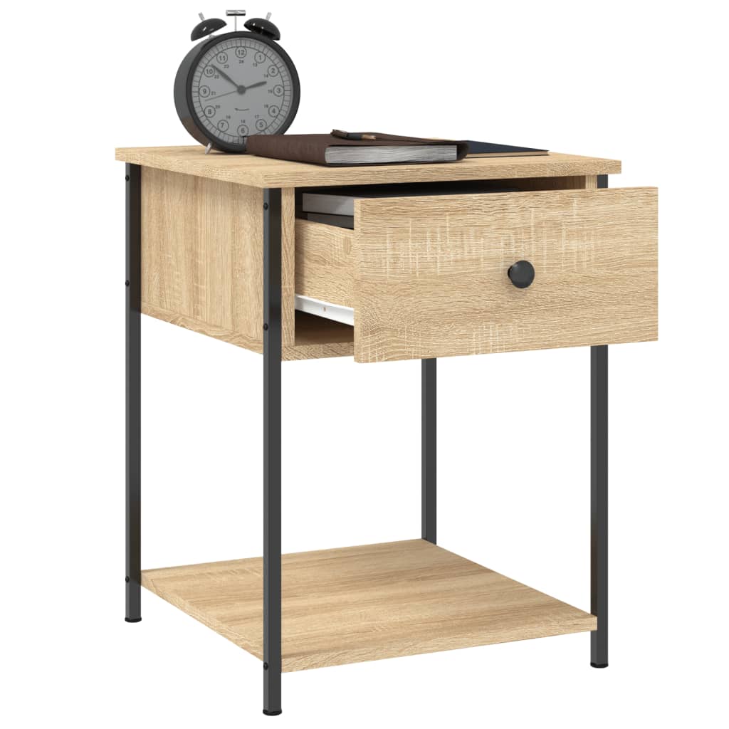 Bedside Tables 2 pcs Sonoma Oak 44x45x58 cm Engineered Wood