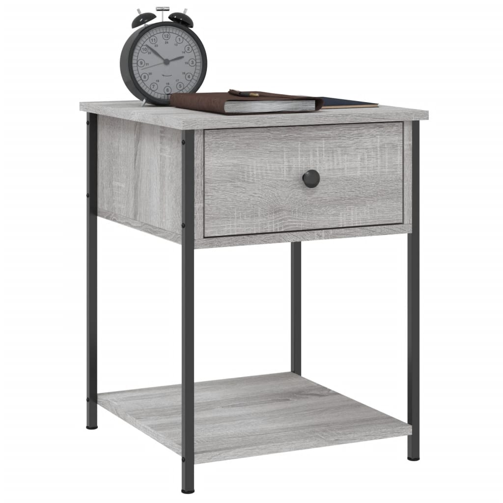 Bedside Tables 2 pcs Grey Sonoma 44x45x58 cm Engineered Wood