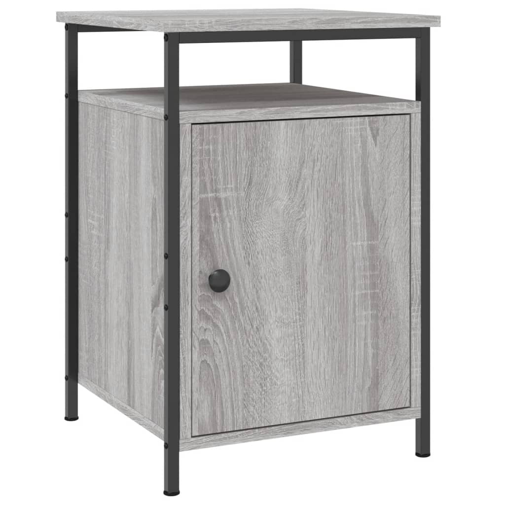 Bedside Cabinets 2 pcs Grey Sonoma 40x42x60 cm Engineered Wood