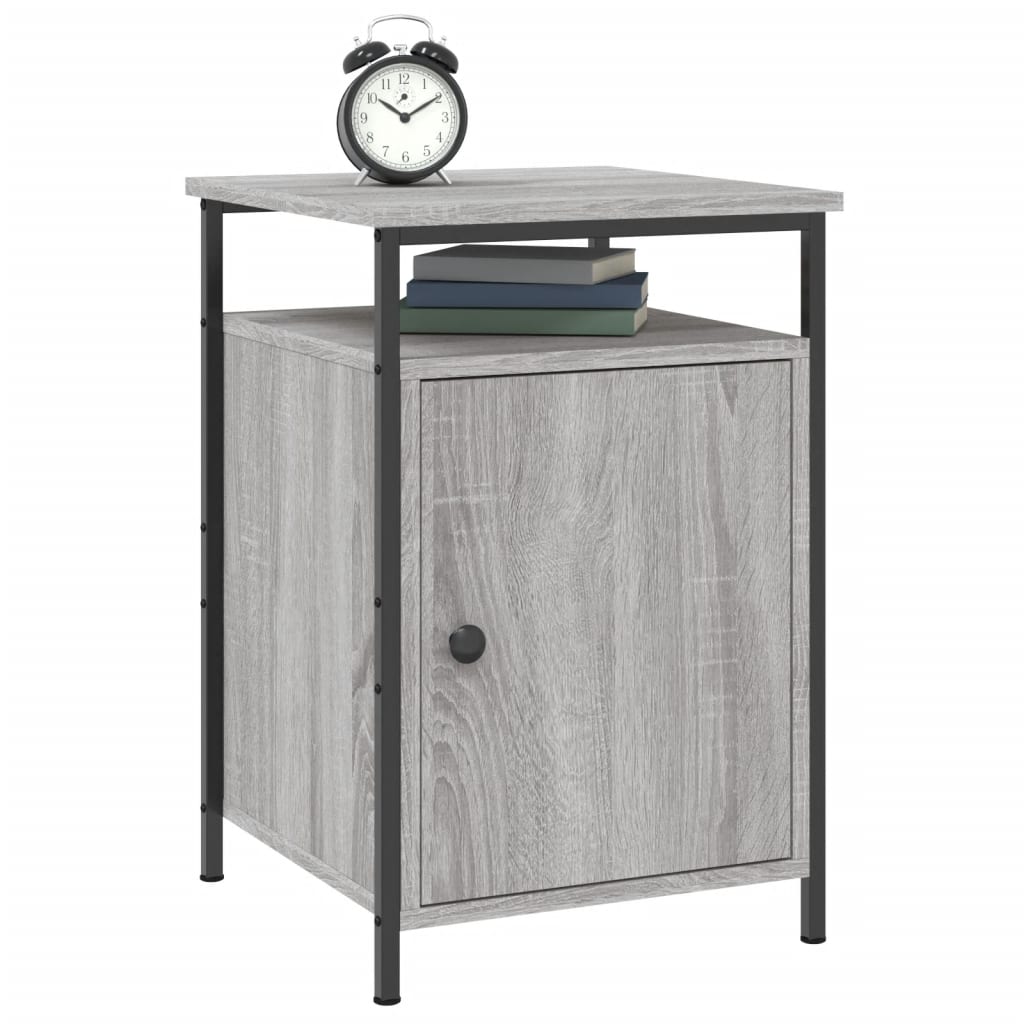 Bedside Cabinets 2 pcs Grey Sonoma 40x42x60 cm Engineered Wood