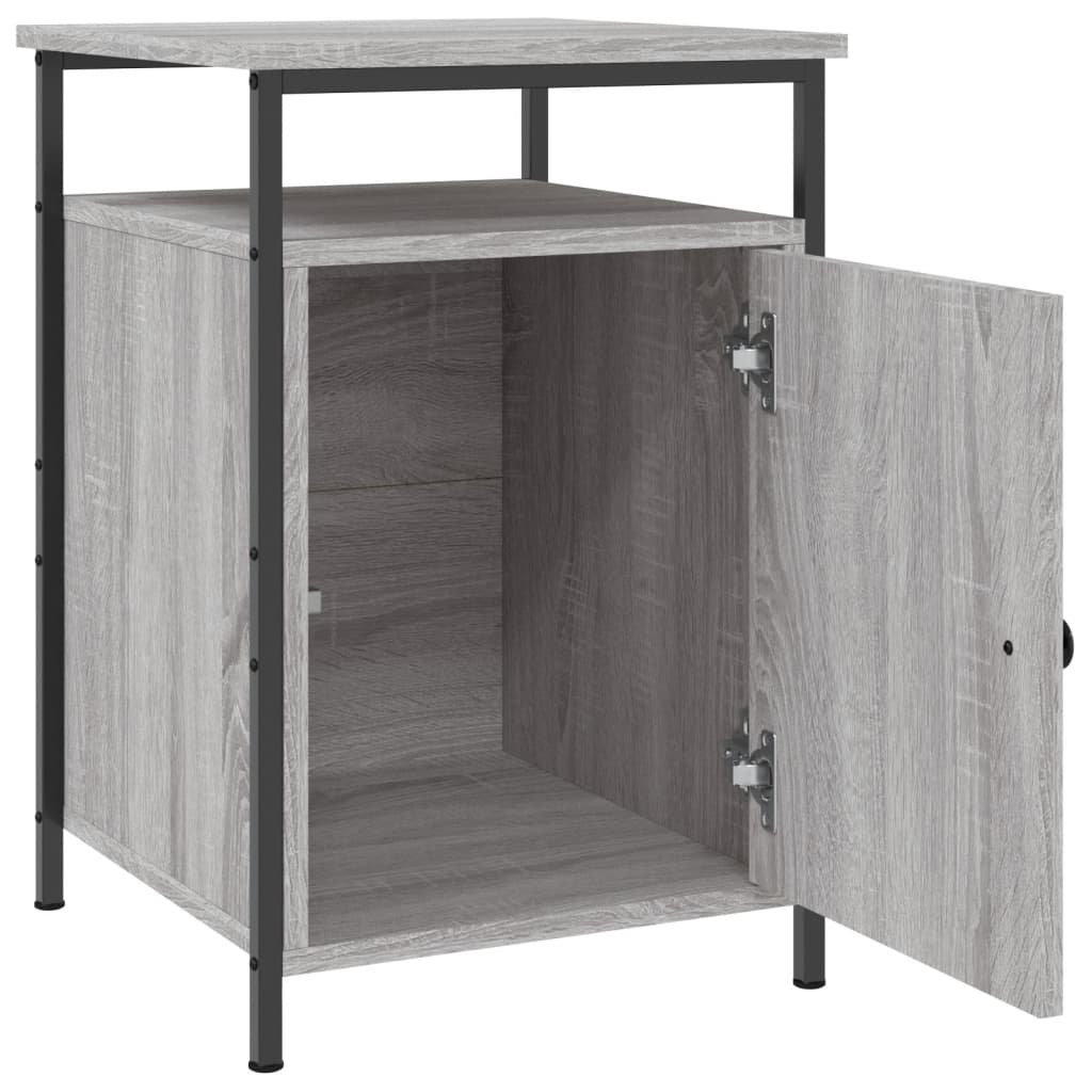 Bedside Cabinets 2 pcs Grey Sonoma 40x42x60 cm Engineered Wood