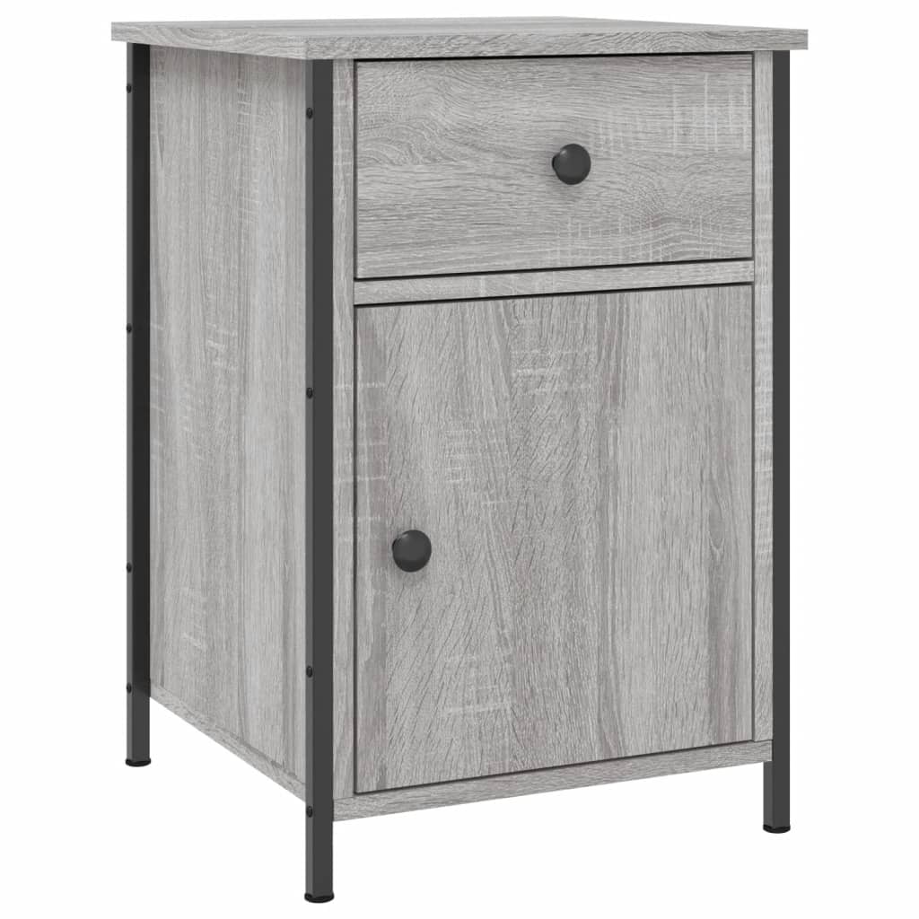 Bedside Cabinets 2 pcs Grey Sonoma 40x42x60 cm Engineered Wood