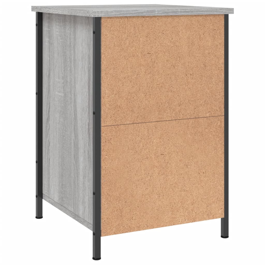 Bedside Cabinets 2 pcs Grey Sonoma 40x42x60 cm Engineered Wood