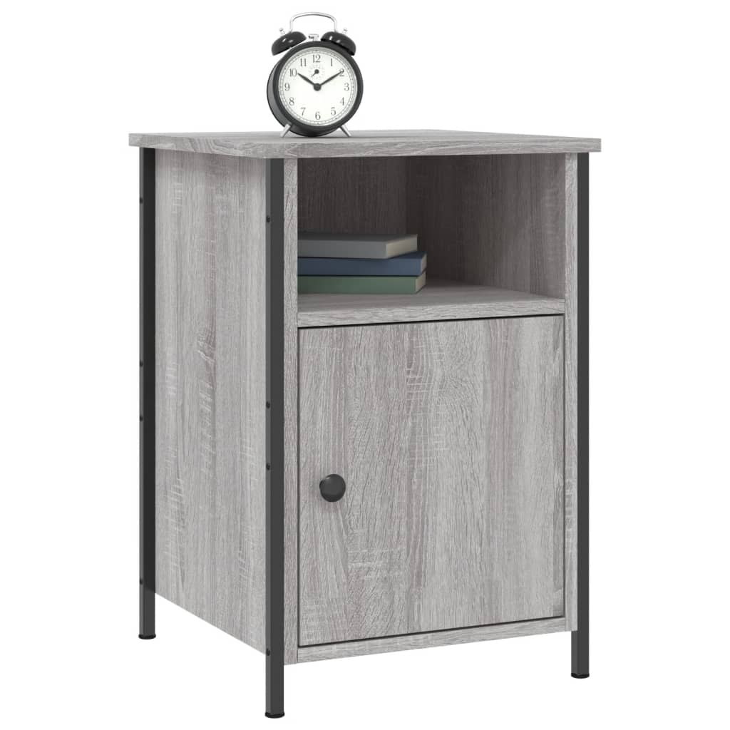 Bedside Cabinets 2 pcs Grey Sonoma 40x42x60 cm Engineered Wood