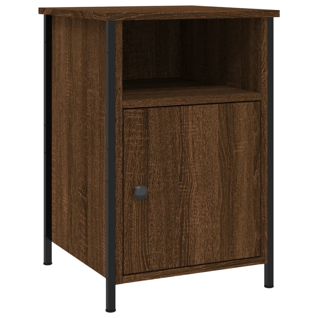 Bedside Cabinets 2 pcs Brown Oak 40x42x60 cm Engineered Wood