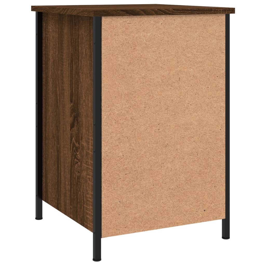 Bedside Cabinets 2 pcs Brown Oak 40x42x60 cm Engineered Wood