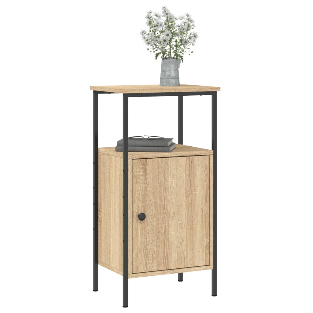 Bedside Cabinet Sonoma Oak 41x31x80 cm Engineered Wood