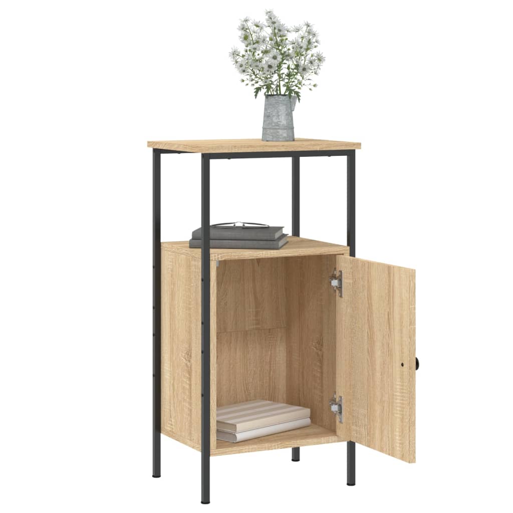 Bedside Cabinet Sonoma Oak 41x31x80 cm Engineered Wood