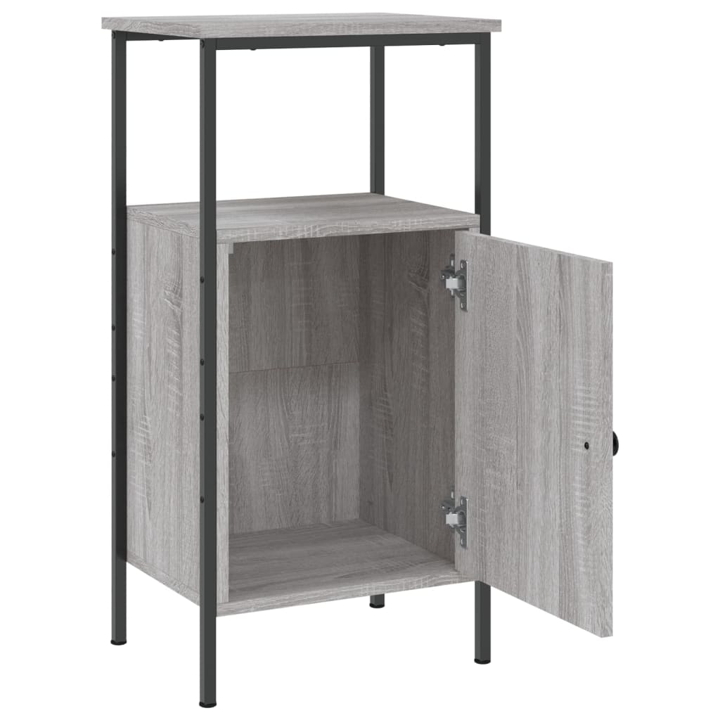 Bedside Cabinets 2 pcs Grey Sonoma 41x31x80 cm Engineered Wood