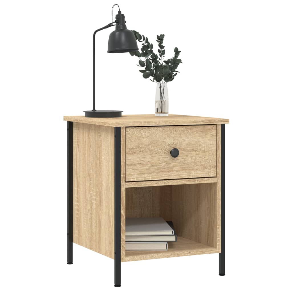 Bedside Cabinet Sonoma Oak 40x42x50 cm Engineered Wood