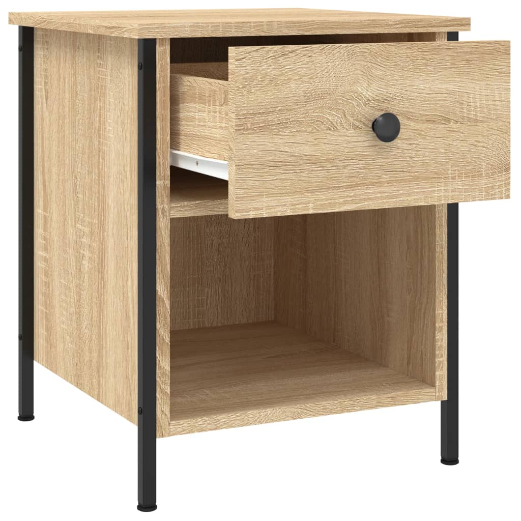 Bedside Cabinet Sonoma Oak 40x42x50 cm Engineered Wood